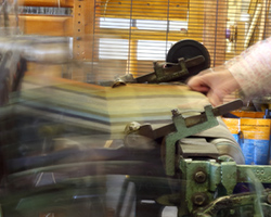 artisan process weaving